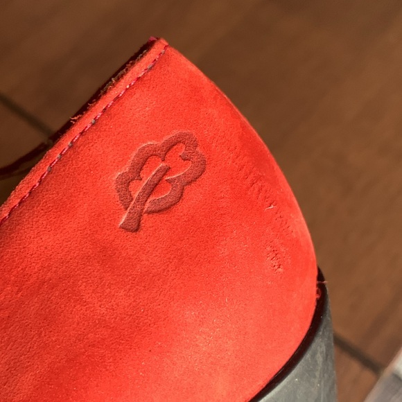 LOINTS OF HOLLAND - Fine suede - orange/red Mary Jane Pumps - Picture 9 of 15